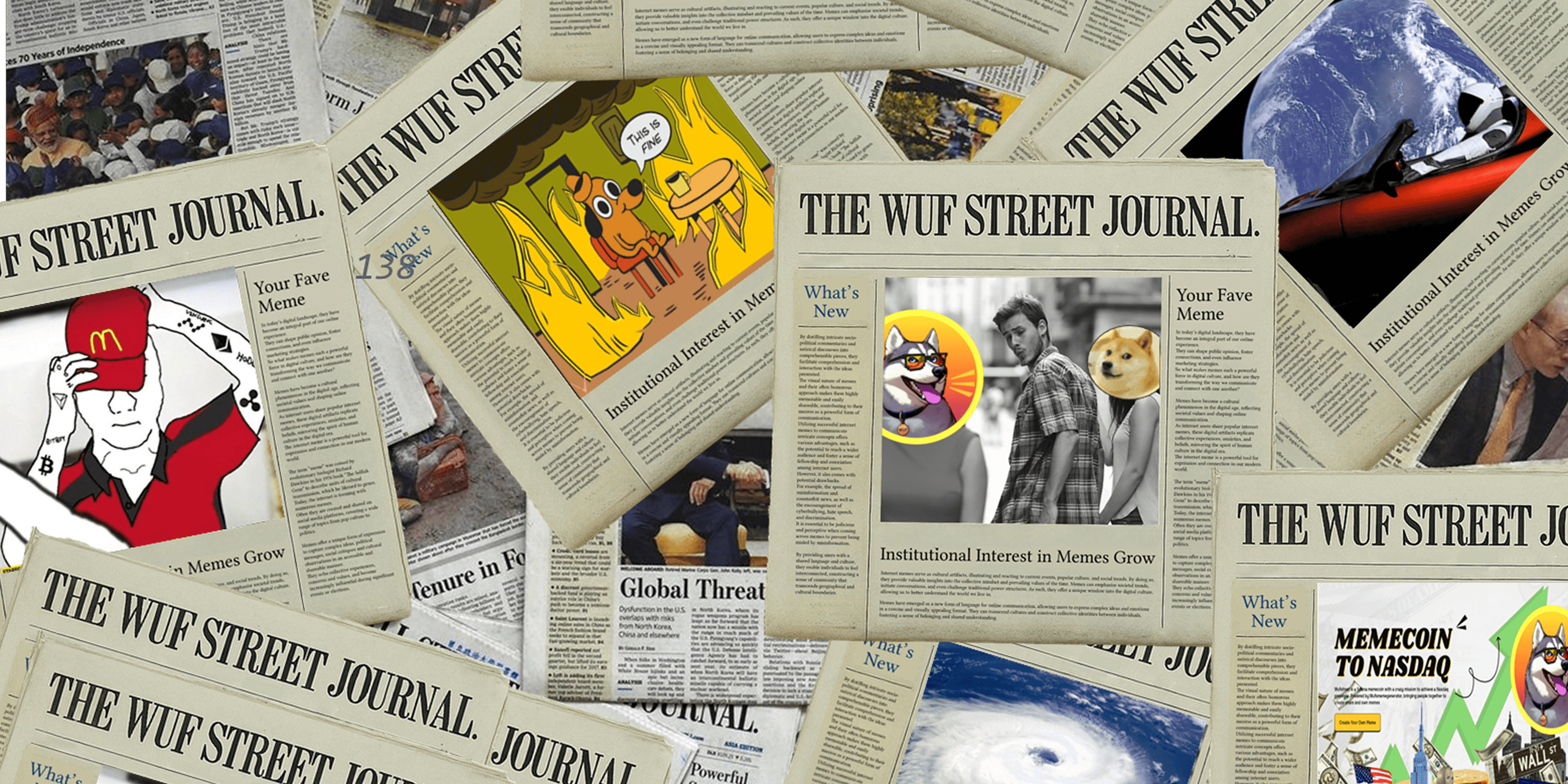 Newspaper background